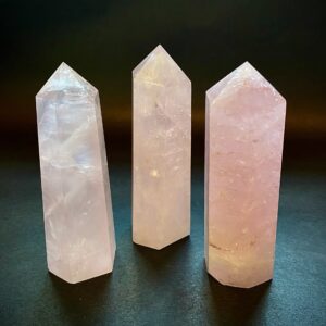 Rose quartz tower