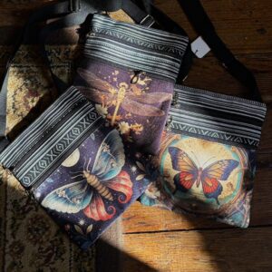 Shoulder Bag with Zipper Pouches